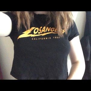 Cropped short sleeve